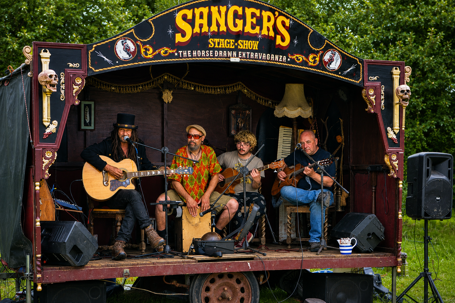 Sanger's Stage Show travelling stage
