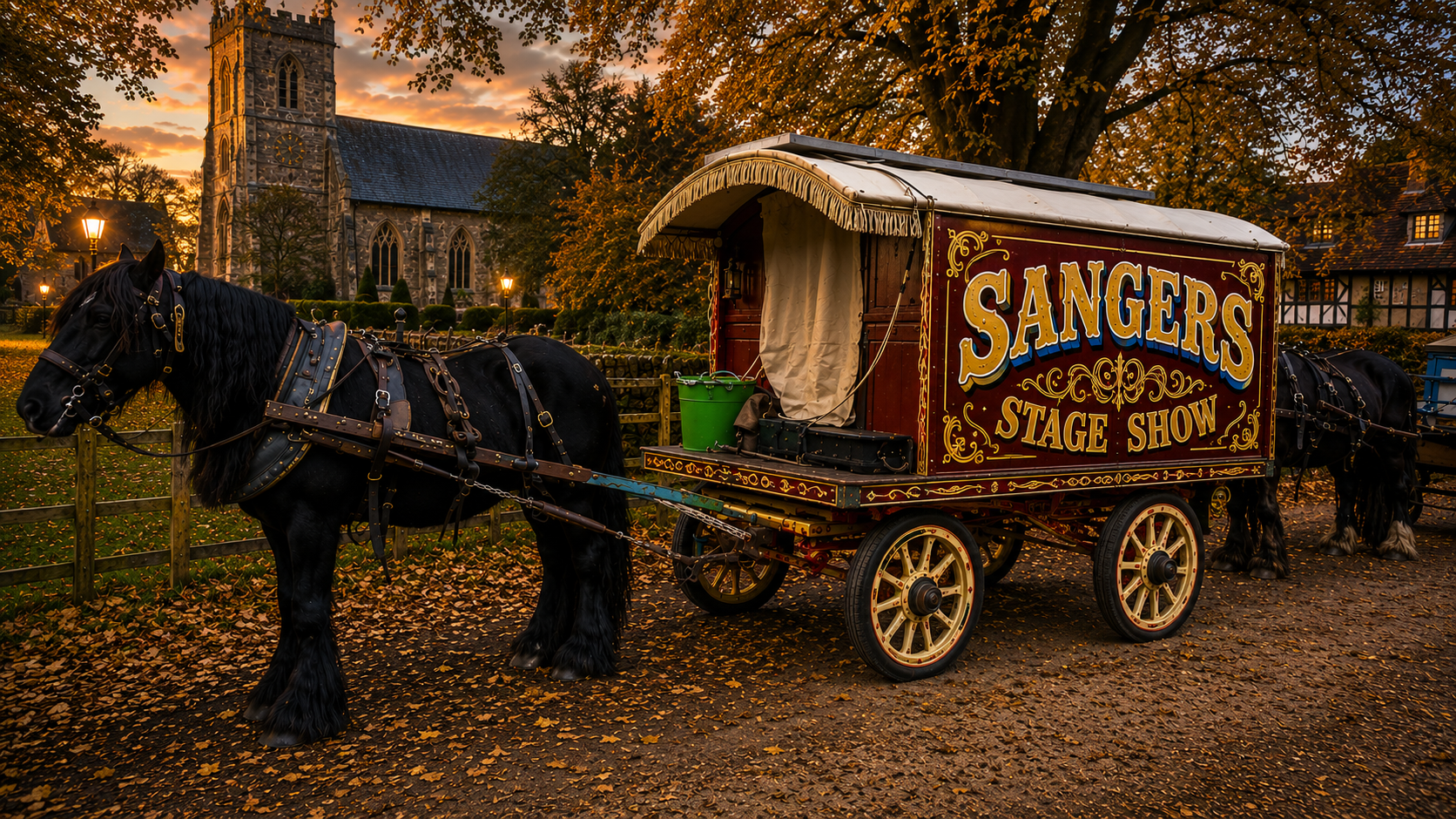 Traditional travelling wagon